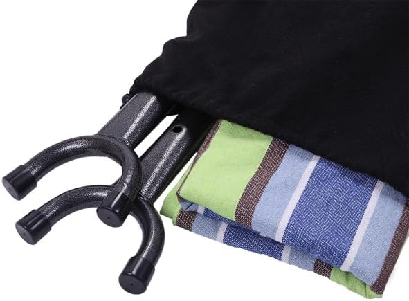 Double Hammock with Steel Stand for Outside,Portable Space Saving Heavy-Duty Steel Frame Hammock w/Portable Carrying Bag for Indoor Outdoor Patio Yard Camping,Easy Assembly,600 lbs Capacity (Green)