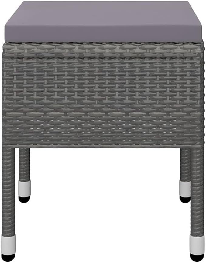 Afuera Living Outdoor Dining Set, Solid Acacia Wood Table and Powder-Coated Steel/PE Rattan Chairs, Gray Finish, 11-Piece Weather-Resistant Patio Furniture for Garden, Terrace, or Balcony, Seats 10