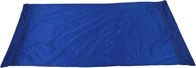 Portable Parachute Camping Hammock, Lightweight Outdoor Hammock with Aluminum Snap Hooks and Storage Bag, Compact Foldable Hammock for Hiking Travel Picnics (Blue)