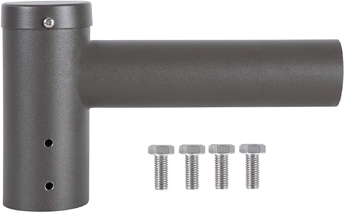Mounting Bracket Accessories Single Spoke Tenon Adapter for Outdoor Shoebox Lighting, Parking Lot Light, Street Light Fixture Mount with Slip Fitter Mount(2 3/8inch)