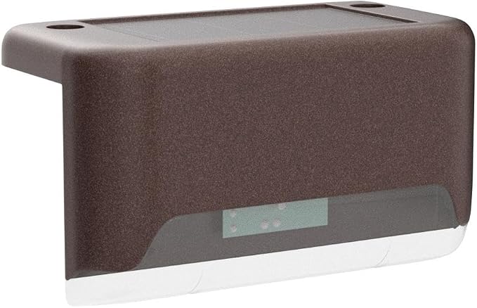 SOLPEX Solar Deck Lights 12 Pack, Waterproof Led Lights, Warm White | Solar LED Lights for Outdoor Deck Step Stairs, Step, Fence, Yard, Patio, and Pathway