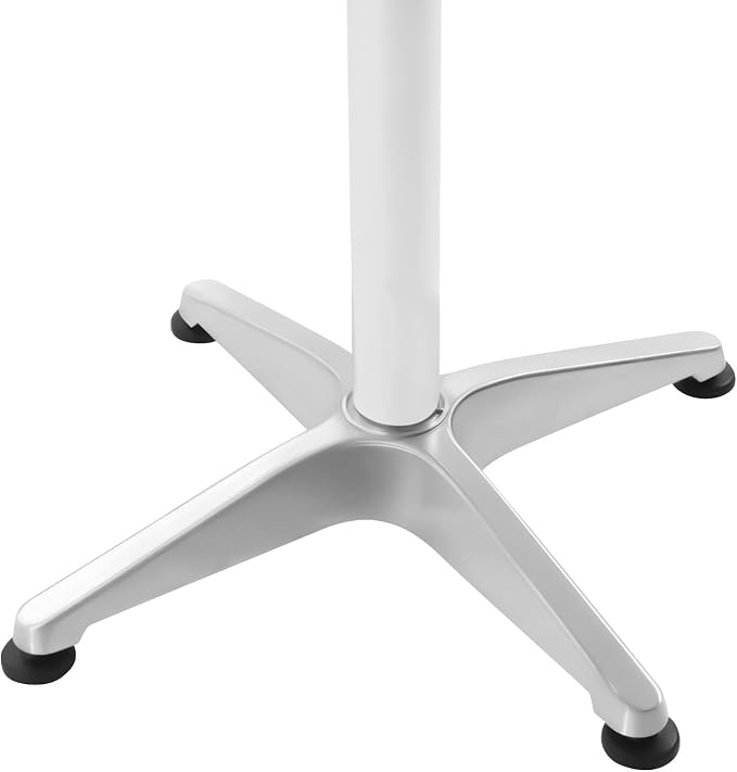 Metal Bar Table Aluminum Patio Tables Indoor-Outdoor Bar Height Table with Round Flip-UpTable H45inch