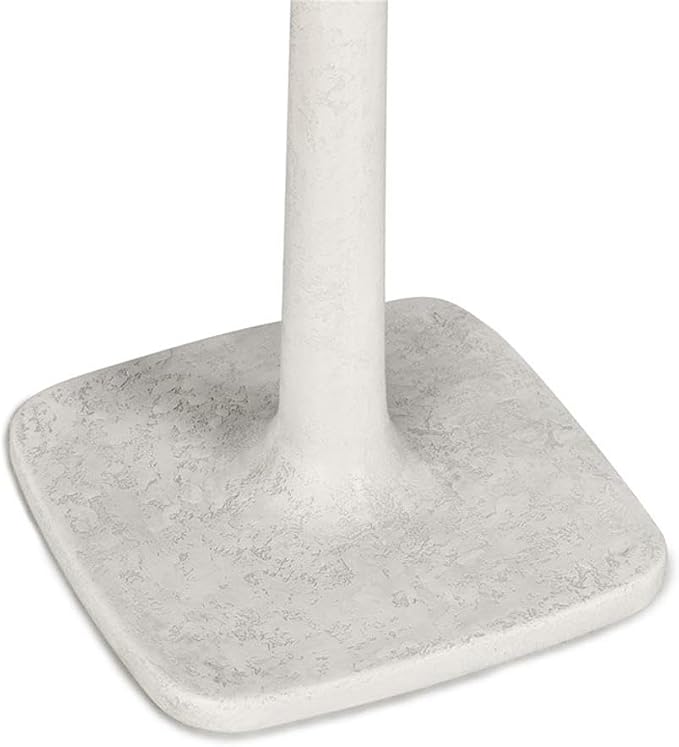 Classic Home Paulina 31" Concrete Stone Outdoor Bistro Table in White