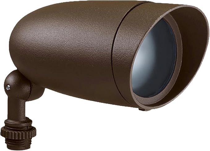 Lighting One Light LED PAR20 120 Volt Die Cast Aluminum Durable Outdoor Landscape Security Lighting Flood, Dark Bronze
