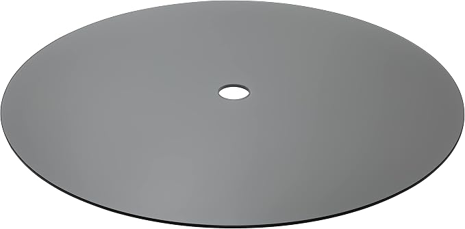 Pro Safe Glass 30" Round Gray Tint Tempered Patio Glass Table Top 2" Center Hole