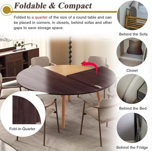 Portable Round Table Top Extender for 42-72" Tables - Ideal for Banquets, Restaurants & Patios, White Replacement Surface for Enhanced Dining Experience