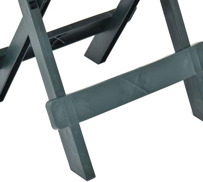 Portable Foldable Table for Picnics and Outdoor Dining, Weather Resistant Plastic Garden Table with Space Saving Foldable Design for Outdoor Dining