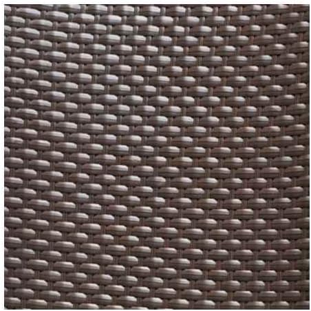 International Caravan Wicker Resin/Aluminum Square Patio Dining Table (Chocolate)