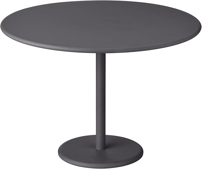 Blomus Stay Outdoor Side Table, Wide 50x35cm / 19.7x13.8in, Magnet (Charcoal)
