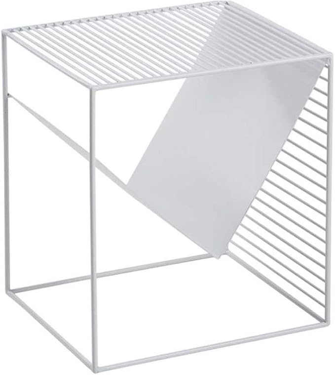 VIDI Iron Square Table，Square Wrought Coffee Table Outdoor End Nesting Side Tables Plant Stand