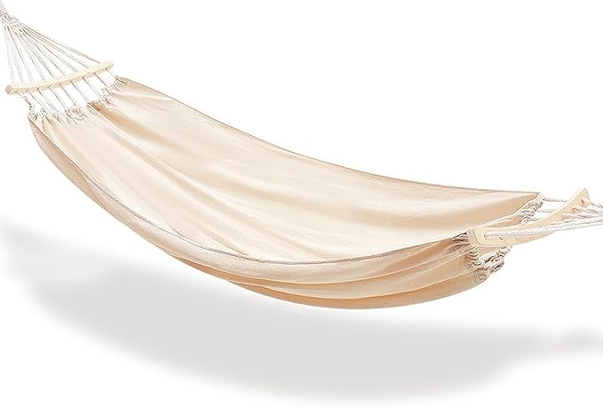 Double Outdoor Hammock for 2, 700 Lb Capacity, Durable Canvas for Ultimate Relaxation, Ideal for Patios, Gardens, Backyards & Indoor Use 190 * 80 cm