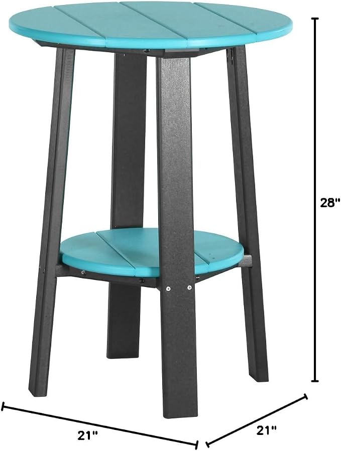 LuxCraft Deluxe End Table 28" Aruba/Black