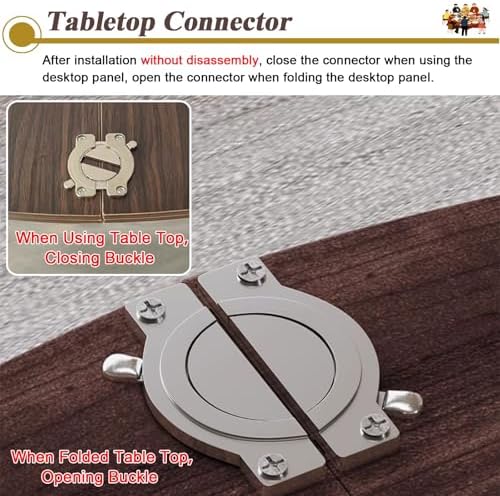 Round Table Top Extender - Portable 42-72" Banquet Table Replacement, Perfect for Restaurant & Patio Use, Adjustable White Tabletop for Enhanced Dining Experience