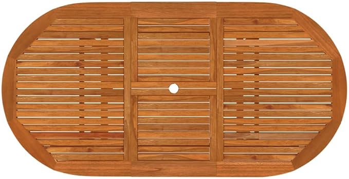 5-Piece Eucalyptus Wood Outdoor Dining Set with Extendable Table | Features 4 reclinable folding chairs and a space-saving rectangular table, ideal for backyard and patio family meals.