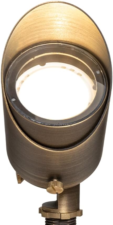 VOLT 20-Pack 12V Top Dog Bronze Outdoor Spotlight & 5W 3000K MR16 LED Bulb | Solid Cast Brass Construction, 400 Lumens of Modern White Light, Ideal for Yard, Lawn, Garden, Trees & House