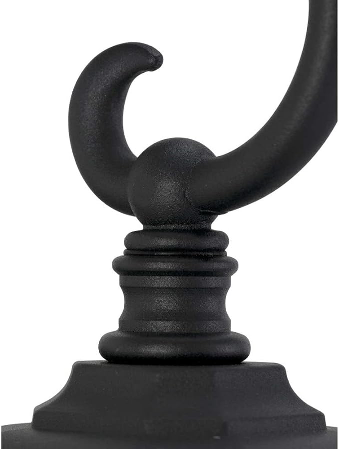 Progress Lighting Crawford Collection 1-Light Etched Glass New Traditional Outdoor Small Wall Lantern Light Textured Black