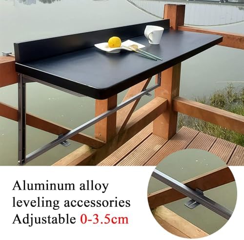 Wall Mounted Folding Side Table Compact Outdoor Patio Table for Gardens and Balconies Versatile SpaceSaving Design for JNHWll Spaces Ideal for Dining and Relaxing