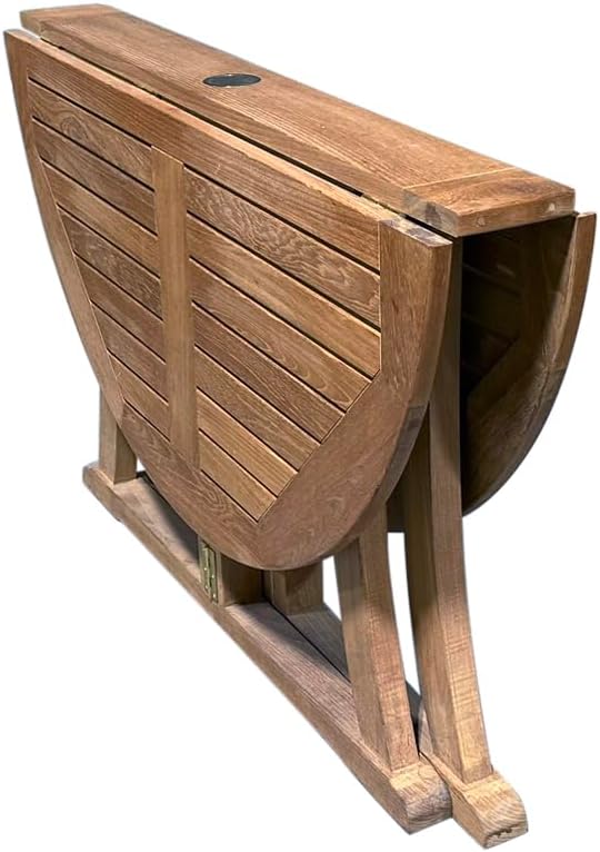 Savannah Teak Drop Leaf Table, Natural