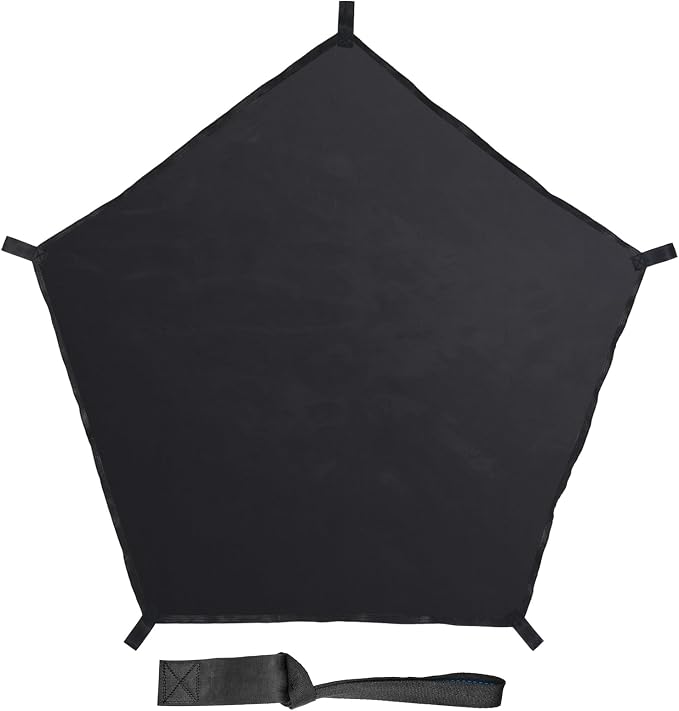 VEVOR Climbing Hammock for 10ft Dome, Load-Bearing 350 Pounds, Pentagon Jungle Gym Accessory (Hammock Only), Black