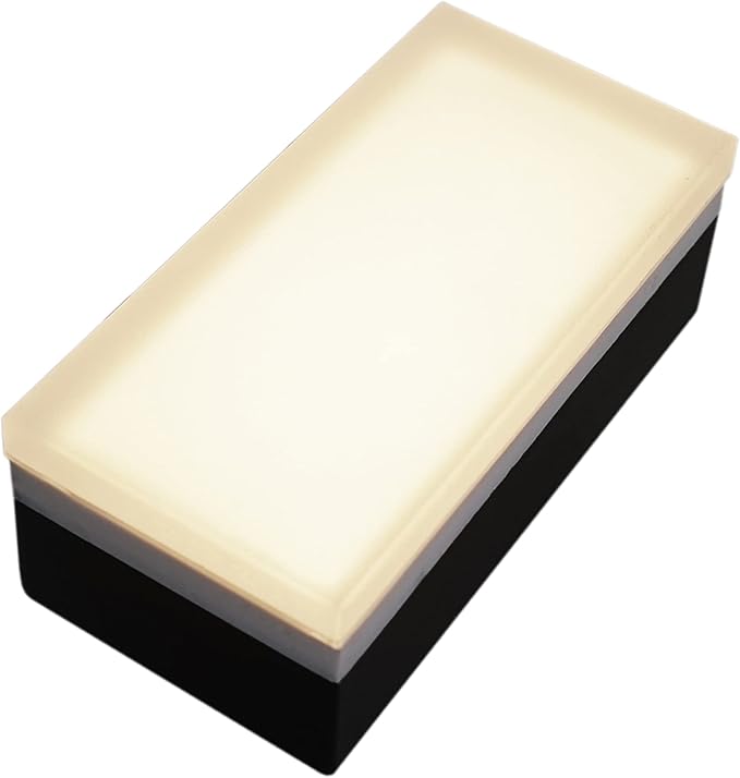 LUMENGY Paver Light 3×6 Inch (2.95 X 5.9), 2700K Warm White Glare-Free Illumination for Driveways, Pathways, Pool Deck & Patios, 12V AC/DC, Waterproof & Drive-Over Rated V2