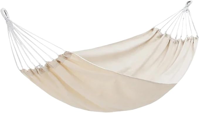 Hammocks, Camp Swings Hammock Garden Travel Sleeping Rest Balcony Hammock Patio Portable Camp Supplies,for Outside(Beige,Double)