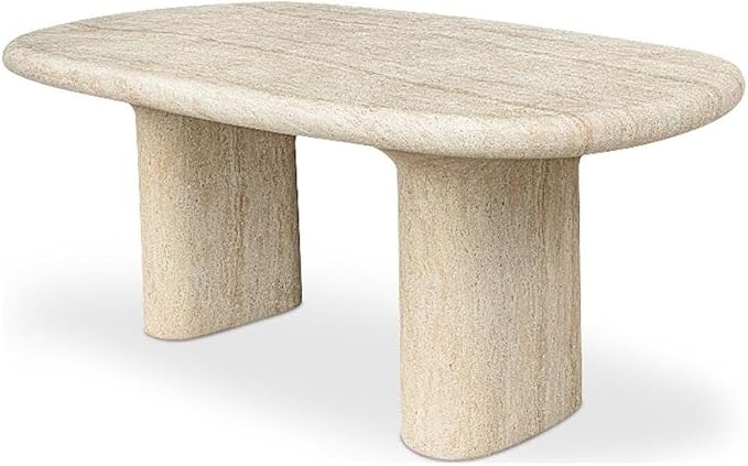Moe's Home Collection Warby Outdoor Dining Table Concrete Beige