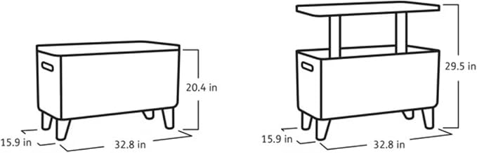 Bevy Bar 2-in-1 Pop-Up Table and Cooler, Outdoor Patio Bar with Built-in Ice Chest (Gray)