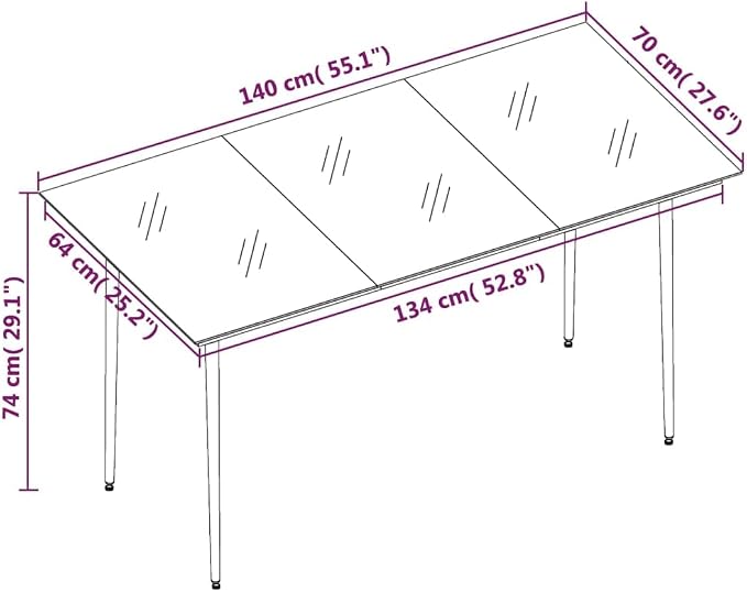 5 Piece Patio Dining Set Dark Gray with Reclining Chairs, Outdoor PE Rattan Wicker Dining Table Set for 4, Modern Garden Furniture with Thick Cushions and Glass Tabletop for Backyard Deck Patio