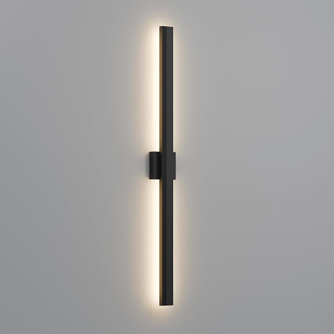 LamQee Aluminum 47 in Long Outdoor Wall Light Fixture, 3000K Integrated LED | Waterproof IP65, Modern Exterior Lights, Linear Outdoor Sconce, Wall Mount Outside Lighting, for House Porch Patio Garage