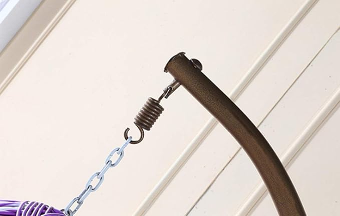 Hammock Chair Ultimate Hanging Kit Hammock Pin Plug for Hanging Basket Chairs and Porch Swings (Brown)