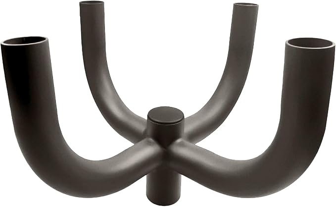 Bullhorn Mounting Bracket 90 Degree Quad Mounting Accessory for 4 Lights, 4-Arms Slip Fitter in 2 3/8 inch Slip Fitter Round Bullhorn Bracket Suitable for Outdoor Post Light, LED Parking Lot Lights