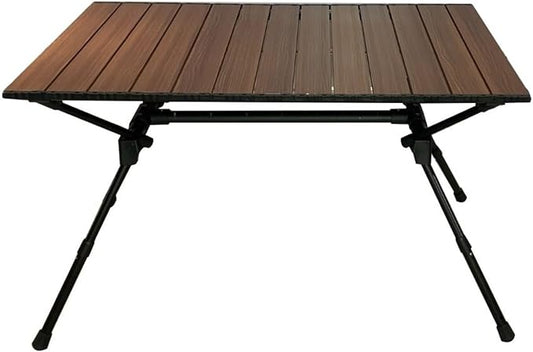 Folding Dining Table Aluminum Alloy Portable Durable Barbecue Desk Furniture Computer Bed Lightweight Folding Camping Table Outdoor BBQ (Color : 03)