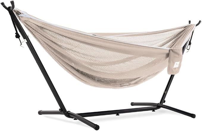 Vivere C9MESH-44 Hammock with Stand, Sand and Sky