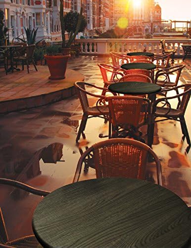 30" Diameter Charcoal, Indoor/Outdoor All-Season Endurotop Table Top by The Holland Bar Stool Co.