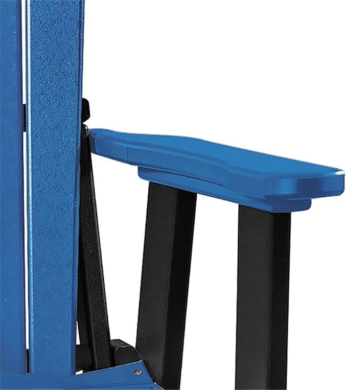 OS Home and Office 516BBK-K Double Balcony Height Glider with Center Table