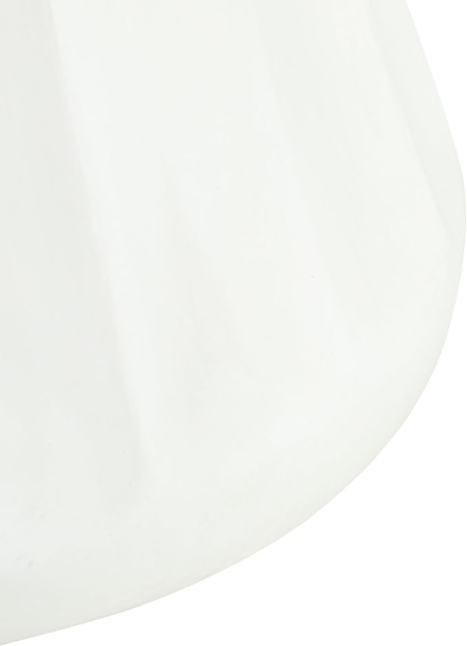 Christopher Knight Home Earleant Outdoor Side Table, Lightweight Concrete Garden Stool with Round top and Cinched Waist, Decorative Accent Table Patio End Table for Balcony Beach Pool, Antique White