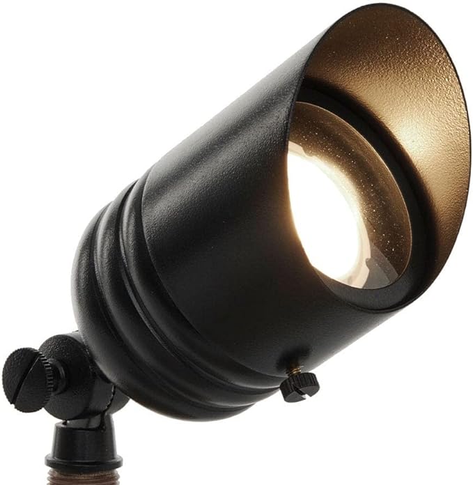 VOLT 12V LED Landscape Lighting Kit (6 Spotlights, 4 Path Lights), Black | Solid Brass, 150W Low Voltage Transformer Included, Ideal for House Yard Outdoor Pathway Walkway Garden Driveway or Patio