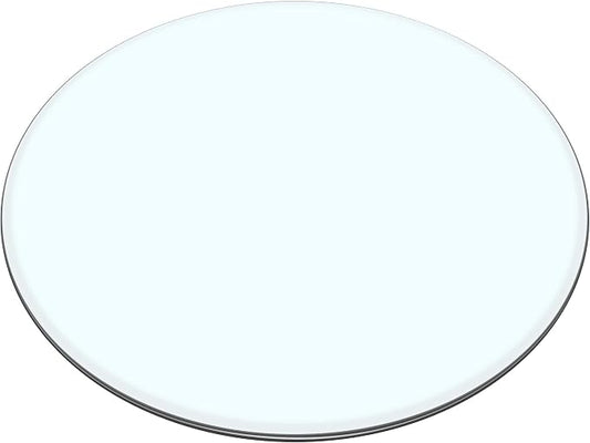 42 Inch Round Tempered Glass Table Top, 0.35 Inch Thick Clear Circular Tabletop with 6 Anti-Slip Rubber Rings, Replacement for Dining & Kitchen and Patio Table