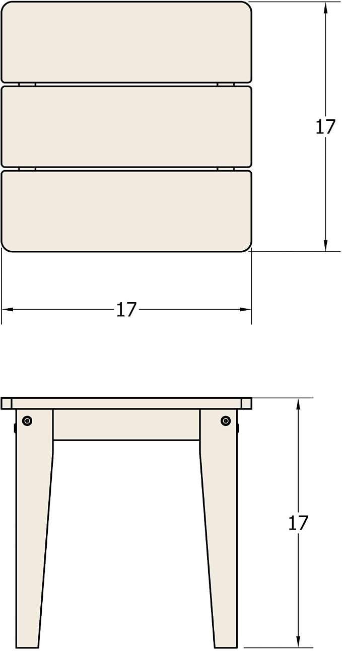 Mix and Match Cape, Lakeshore and Riverside Adirondack Small Side Table, Mangrove