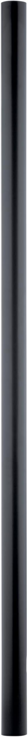Kichler Outdoor Accessory Post in Black, Heavy-Duty Accessory for Post Lanterns and Landscape Fixtures, 9506BK, (3" W x 84" H)