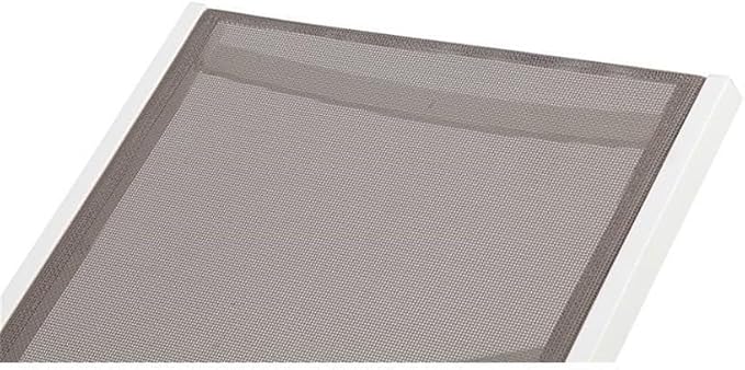 Pemberly Row 11-Piece Modern Aluminum Patio Dining Set, Gray/White Finish, Includes 71-Inch Dining Table, 6 Stackable Chairs, 4 Reclining Loungers, Durable Weather-Resistant Outdoor Furniture for