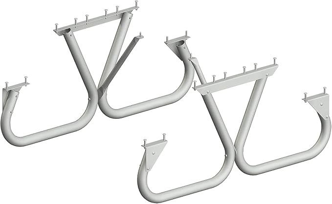 Pilot Rock 2 Pack 6' or 8' Outdoor Steel Non Tip Picnic Table Leg Kits (Frames Only)