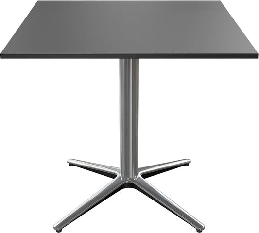 MFSTUDIO Outdoor Patio Bistro Table, Square Patio Dining Table for 2 to 4, 31" Metal Outdoor Side Coffe Table for Balcony Backyard Patio Garden or Indoor
