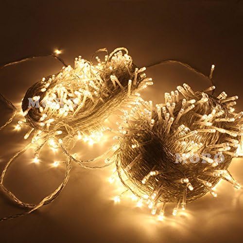 ZOIC 500 LED Christmas Wedding Party Fairy String Lights Lamp 100 Meters (328 feet) 8 Modes 31V Memory Function Warm White