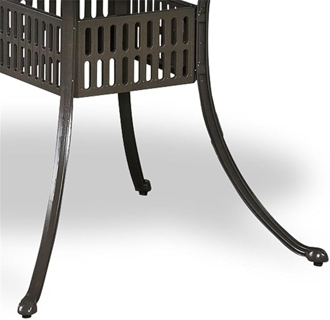 Homestyles 6660-32 Outdoor Dining Table, 48", Grey