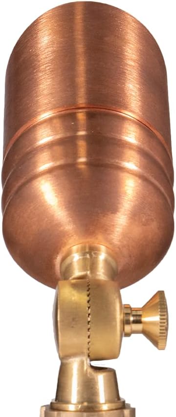 VOLT Fat Boy 12V Outdoor Mini Spotlight (Copper) | Lamp Ready, Low Voltage, Ideal for Landscape Lighting of Yard Lawn Garden Patio Trees & House