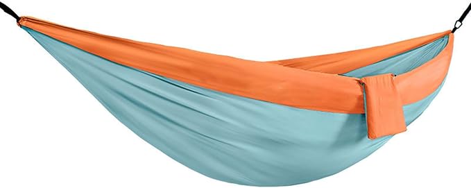 YSUEFIJO Foldable Outdoor Hammock, Travel Hammock for Camping and Relaxing, Hanging Hammock Convenient and Comfortable, Perfect for Garden Or Hiking Trips, Supports 300kg