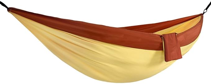 YSUEFIJO Double Camping Hammock, Hanging Hammock for Travel Or Outdoor Adventures, Outdoor Hammock Easy to Set Up Anywhere, Foldable and Portable Design, Holds 300kg