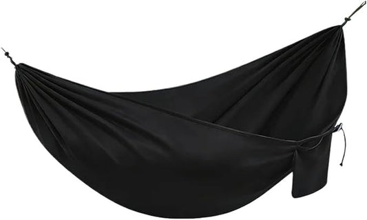 210 * 140cm Portable Hanging Hammocks Single Person for Travel Beach Outdoor Strength Parachute Fabric Bed Storage Bag
