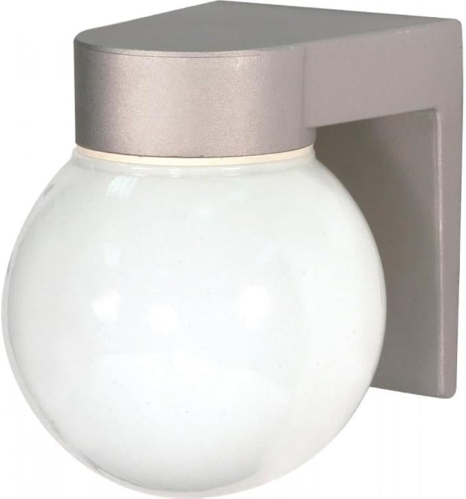 Nuvo Lighting SF77/139 Transitional One Light Outdoor Wall Mount in Pwt, Nckl, B/S, Slvr. finish | Pwt, Nckl, B/S, Slvr. Finish